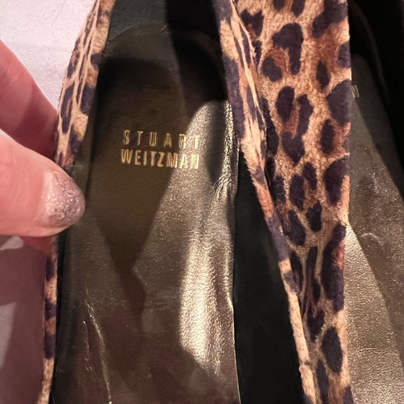 Stuart Weitzman animal print flat slight heel size 7 - Picture 6 of 7